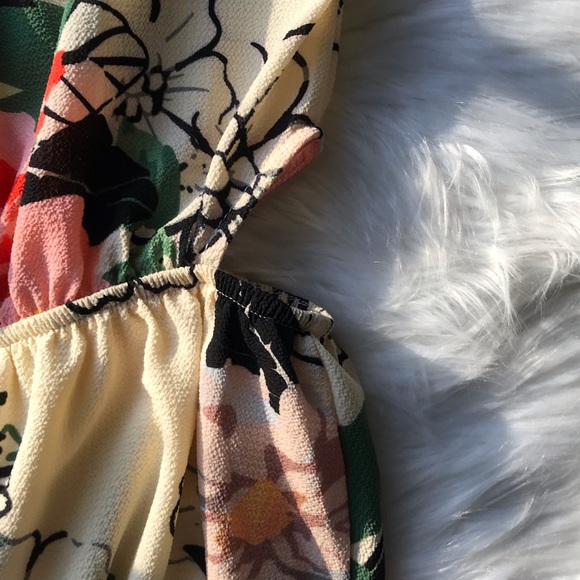 *SOLD* Goodnight Macaroon floral print mini dress - Picture 4 of 8